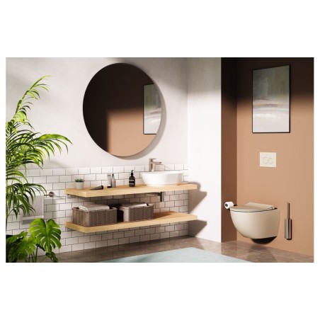 VitrA Geo 545x400mm 0TH Basin (No Overflow) - White | Basins