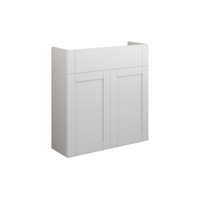 Anibel 600mm Slim Basin Unit - Matt White (Grey Cab) | Vanit