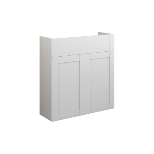 Anibel 600mm Slim Basin Unit - Matt White (Grey Cab) | Vanit