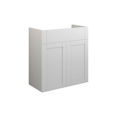 Anibel 600mm Standard Basin Unit - Matt White (Grey Cab) | V