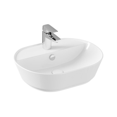 VitrA Geo 545x430mm 1TH Basin w/Overflow - White | Basins |
