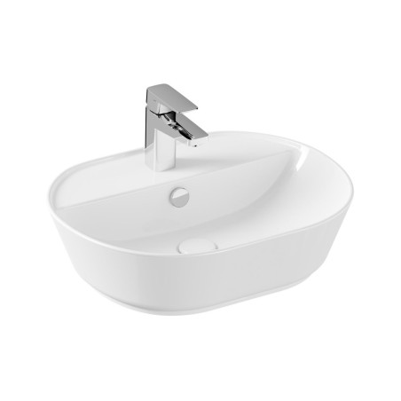 VitrA Geo 545x430mm 1TH Basin w/Overflow - White | Basins |