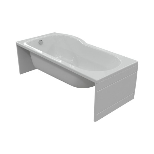 P-Shape Single End 1700x700-850x410mm 0TH Bath Only (RH) | B