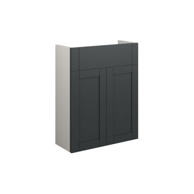 Anibel 500mm Slim Basin Unit - Matt Graphite Grey (Grey Cab)