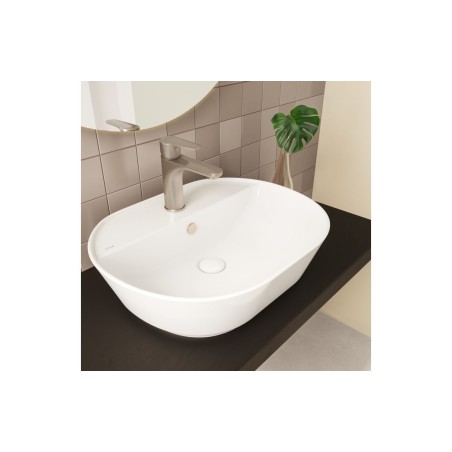 VitrA Geo 545x430mm 1TH Basin w/Overflow - White | Basins |