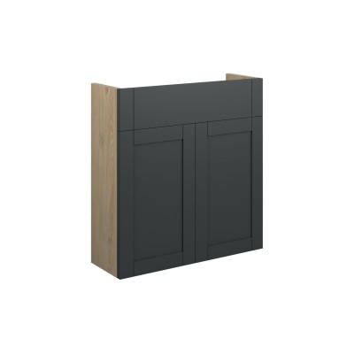 Anibel 600mm Slim Basin Unit - Matt Graphite Grey (Oak Cab)