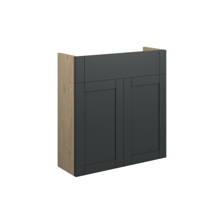 Anibel 600mm Slim Basin Unit - Matt Graphite Grey (Oak Cab)