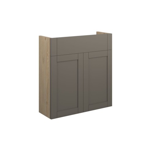 Anibel 600mm Slim Basin Unit - Matt Stone (Oak Cab) | Vanity