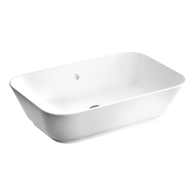 VitrA Geo 600x400mm 0TH Basin w/Overflow - White | Basins |