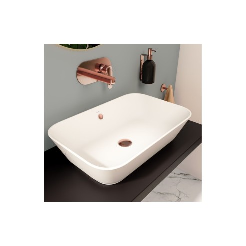 VitrA Geo 600x400mm 0TH Basin w/Overflow - White | Basins |