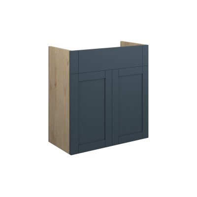 Anibel 600mm Standard Basin Unit - Matt Arley Blue (Oak Cab)