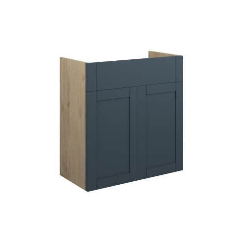 Anibel 600mm Standard Basin Unit - Matt Arley Blue (Oak Cab)
