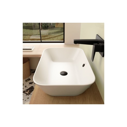 VitrA Geo 600x400mm 0TH Basin (No Overflow) - White | Basins
