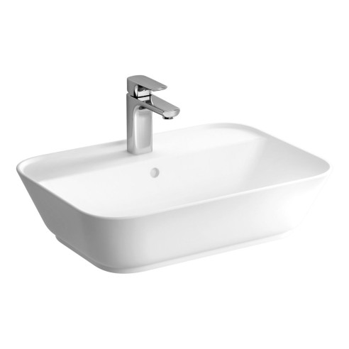 VitrA Geo 600x425mm 1TH Basin w/Overflow - White | Basins |