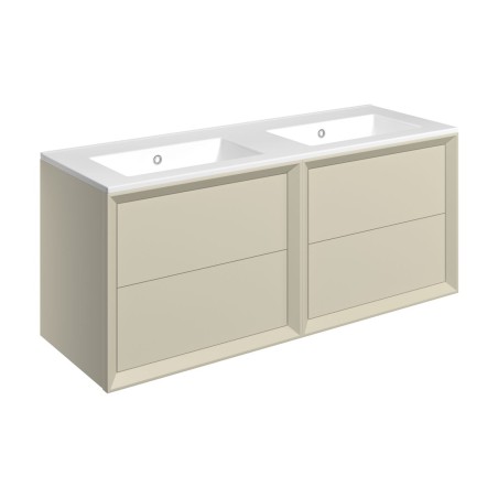 Porto 1210mm Wall Hung 4 Drawer Basin Unit & 0TH Thin Edge B