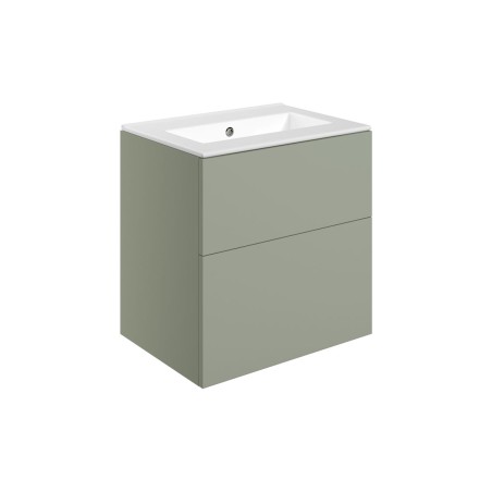 Sintra 610mm Wall Hung 2 Drawer Basin Unit & 0TH Basin - Mat