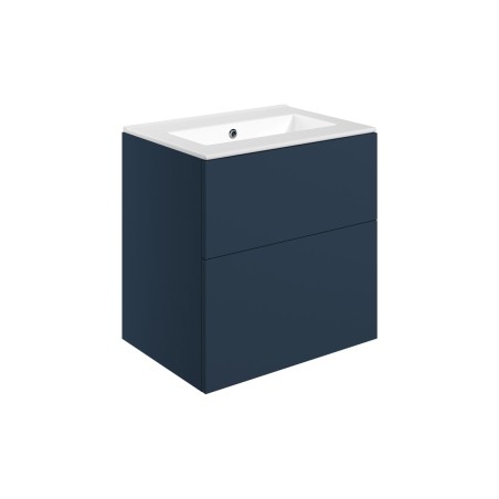 Sintra 610mm Wall Hung 2 Drawer Basin Unit & 0TH Basin - Mat