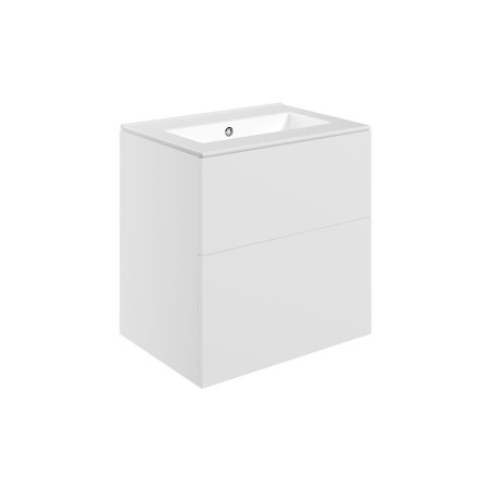 Sintra 610mm Wall Hung 2 Drawer Basin Unit & 0TH Basin - Mat