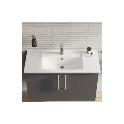 VitrA Integra 1000x465mm 1TH Vanity Basin w/Overflow - White 2