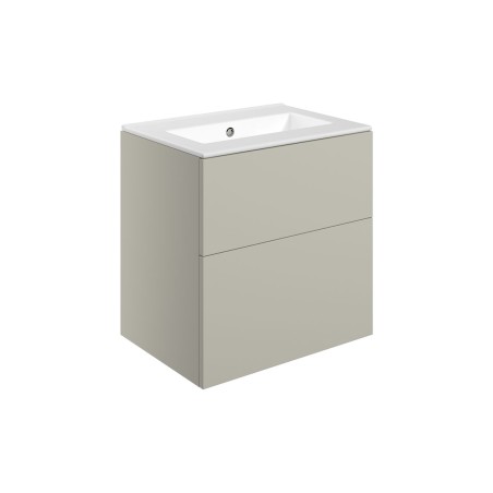 Sintra 610mm Wall Hung 2 Drawer Basin Unit & 0TH Basin - Mat