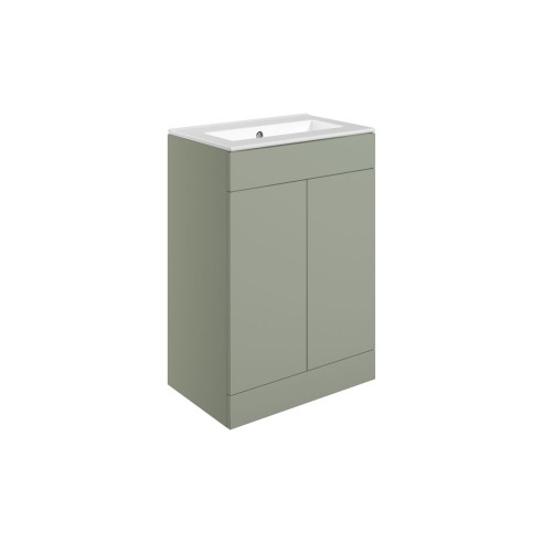 Sintra 610mm Floor Standing 2 Door Basin Unit & 0TH Basin -