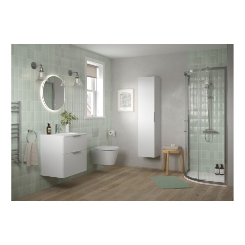 Sintra 610mm Floor Standing 2 Door Basin Unit & 0TH Basin -