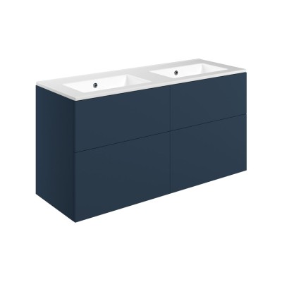 Sintra 1210mm Wall Hung 4 Drawer Basin Unit & 0TH Basin - Ma