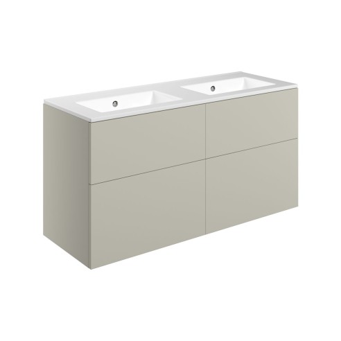 Sintra 1210mm Wall Hung 4 Drawer Basin Unit & 0TH Basin - Ma