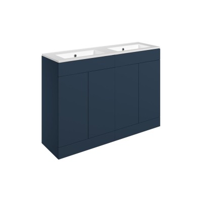 Sintra 1210mm Floor Standing 4 Door Basin Unit & 0TH Basin -