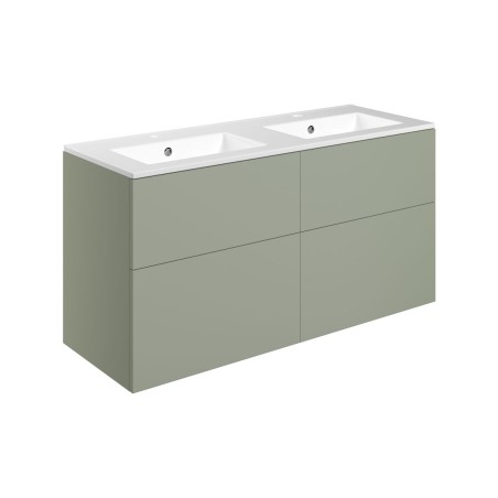 Sintra 1210mm Wall Hung 4 Drawer Basin Unit & 2TH Basin - Ma