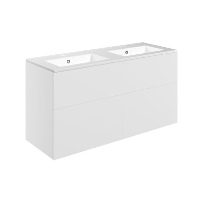Sintra 1210mm Wall Hung 4 Drawer Basin Unit & 2TH Basin - Ma