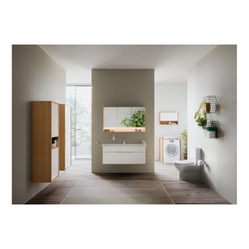 VitrA Integra 1200x470mm 2TH Vanity Basin w/Overflow - White