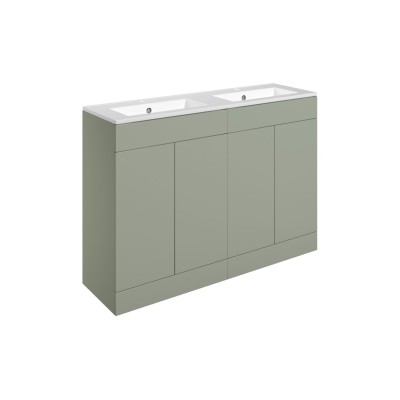 Sintra 1210mm Floor Standing 4 Door Basin Unit & 2TH Basin -