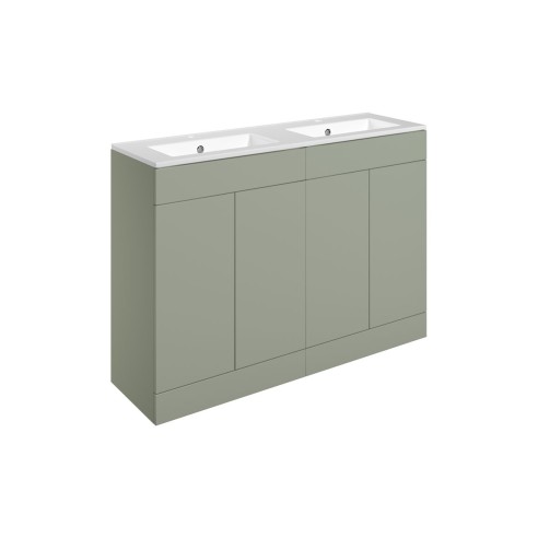 Sintra 1210mm Floor Standing 4 Door Basin Unit & 2TH Basin -