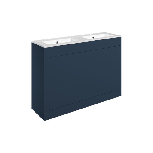 Sintra 1210mm Floor Standing 4 Door Basin Unit & 2TH Basin -