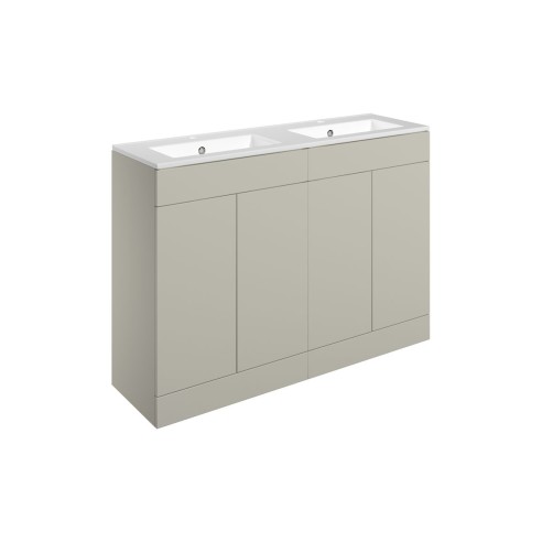 Sintra 1210mm Floor Standing 4 Door Basin Unit & 2TH Basin -