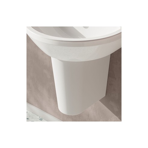 VitrA Integra 170x265mm Semi Pedestal Only - White | Basins