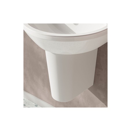 VitrA Integra 170x265mm Semi Pedestal Only - White | Basins