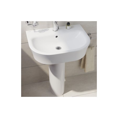 VitrA Integra 180x175mm Full Pedestal Only - White | Basins