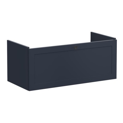 VitrA Root Classic 100cm 1 Drawer Slim Washbasin Unit - Matt
