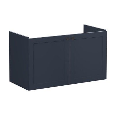 VitrA Root Classic 100cm 2 Door Washbasin Unit - Matt Dark B