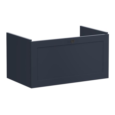 VitrA Root Classic 80cm 1 Drawer Washbasin Unit - Matt Dark