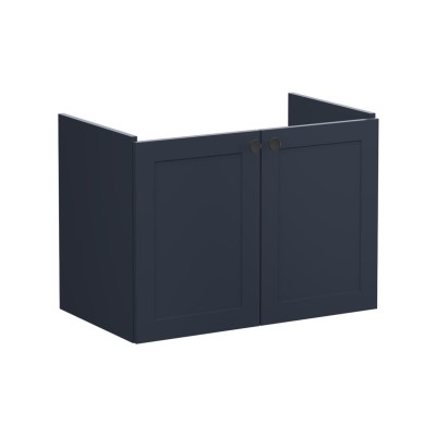 VitrA Root Classic 80cm 2 Door Wall Hung Washbasin Unit - Ma