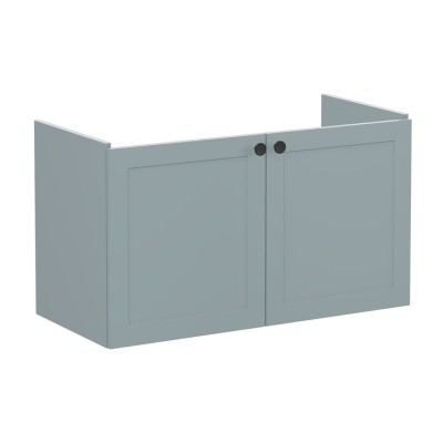 VitrA Root Classic 100cm 2 Door Washbasin Unit - Matt Fjord