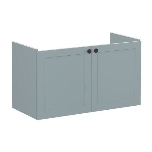 VitrA Root Classic 100cm 2 Door Washbasin Unit - Matt Fjord