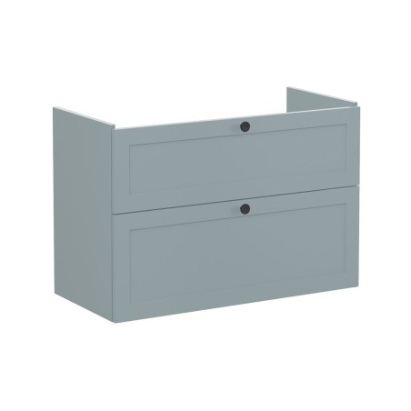 VitrA Root Classic 100cm 2 Drawer Washbasin Unit - Matt Fjor