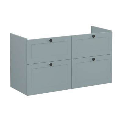 VitrA Root Classic 120cm 4 Drawer Washbasin Unit - Matt Fjor