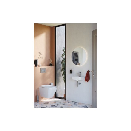 VitrA Integra 370x220mm 0TH Compact Basin w/Overflow (RH) -