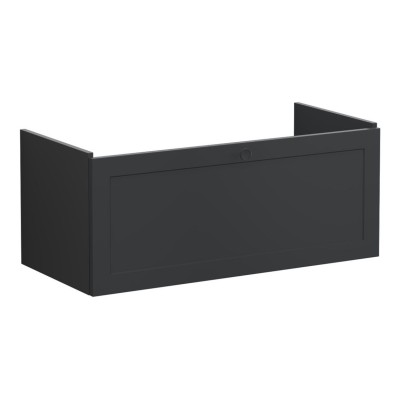 VitrA Root Classic 100cm 1 Drawer Slim Washbasin Unit - Matt