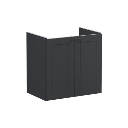 VitrA Root Classic 60cm 2 Door Wall Hung Slim Washbasin Unit